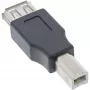 Adaptador USB 2.0 Type-A hembra / Type-B macho InLine 33442