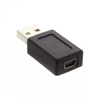 Adaptador USB 2.0 Type-A macho / Mini de 5 pines hembra InLine 33500A