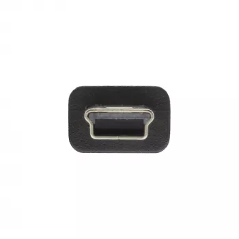 Cable Mini USB 2.0 InLine USB Type-A macho / Mini B macho, 5 pines, negro, 3 m