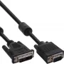Cable DVI-A InLine 12+5 macho / 15 pines HD VGA macho, 3 m