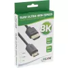 Cable HDMI InLine Slim Ultra High Speed AM/CM 8K4K dorado negro 1 m
