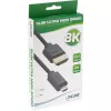 Cable HDMI InLine Slim Ultra High Speed AM/DM 8K4K dorado negro 2 m