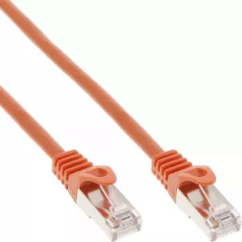 Cable de red InLine SF/UTP Cat.5e naranja 0,25 m