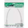 Cable de red InLine SF/UTP Cat.5e blanco 0,25 m