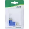 Adaptador USB 3.0 Type-A macho / hembra A acodado a la izquierda 90° InLine 35300M