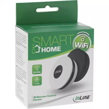 Central de mando a distancia por infrarrojos InLine SmartHome blanca