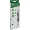 Cable Micro-USB 2.0 InLine, USB Type-A / Micro-B macho/macho, negro/aluminio, flexible, 3 m