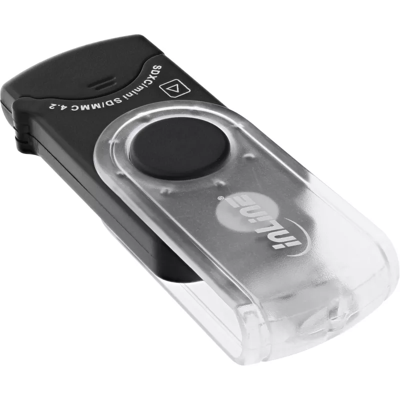 InLine lector de tarjetas portátil USB 3.0, para SD/SDHC/SDXC, microSD