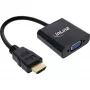 InLine cable convertidor HDMI a VGA con audio convertidor de vídeo activo negro