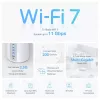 Sistema mesh TP-Link Deco BE65 Tri-Band 2,4 GHz 5 GHz 6 GHz Wi-Fi 7