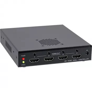 InLine controlador de videowall HDMI 1 a 4, Full-HD