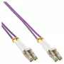 Cable de fibra óptica dúplex InLine 88525P 50/125µm OM4 25m