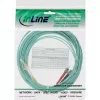 InLine cable de fibra óptica dúplex LC/ST 50/125µm OM3 15m