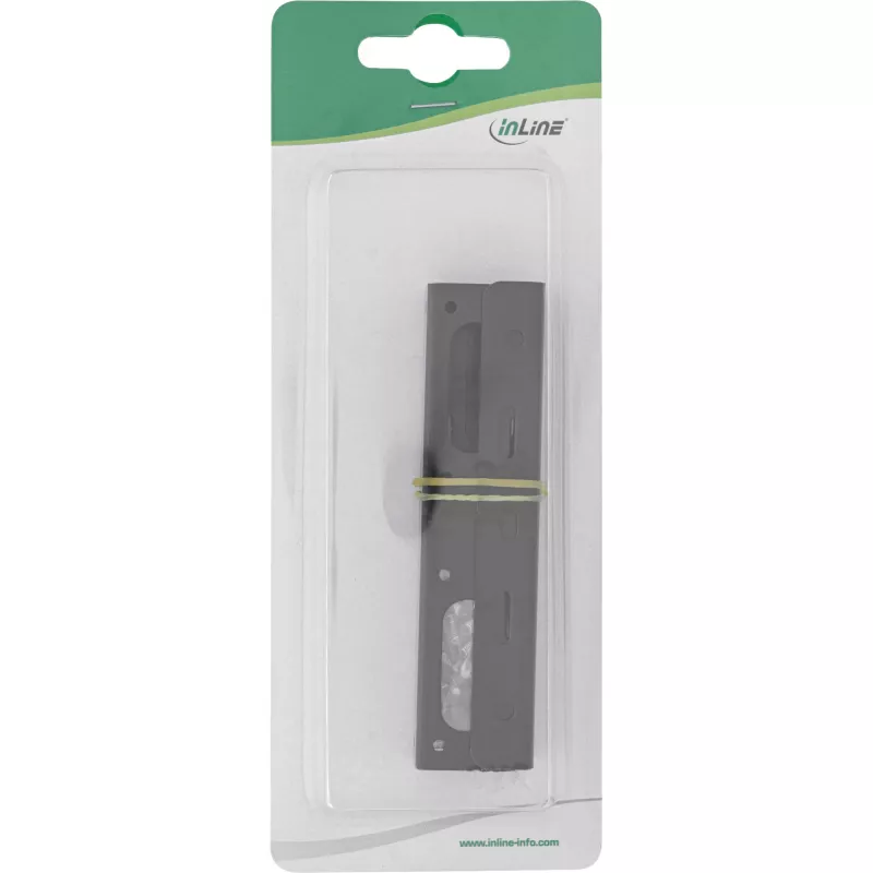 Kit de soporte InLine 2,5 pulgadas HDD/SSD a tamaño 3,5 pulgadas HDD – solo soporte y tornillos