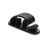 InLine 10 uds. bolsa organizadora de cables con cinta adhesiva 2,8 cm negro