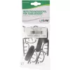 InLine 10 uds. bolsa organizadora de cables con cinta adhesiva 2,8 cm negro