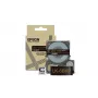 Cinta de etiquetas Epson LK-6BKP negro oro 2,4 cm transferencia térmica