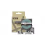 Cinta de etiquetas Epson LK-4WBJ negro blanco transferencia térmica 1,2 cm