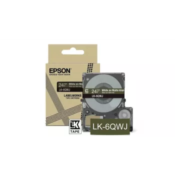 Epson LK-6QWJ caqui, blanco