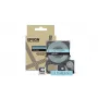 Cinta de etiquetas Epson LK-4LAS gris azul claro transferencia térmica 1,2 cm