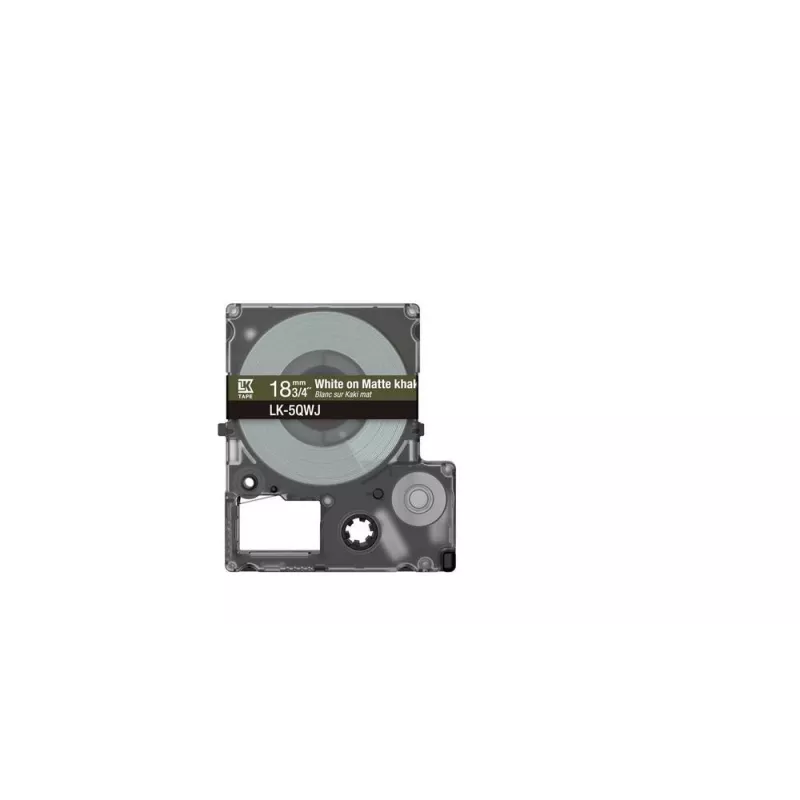 Impresora de etiquetas Epson LK-5QWJ caqui blanco transferencia térmica 1,8 cm