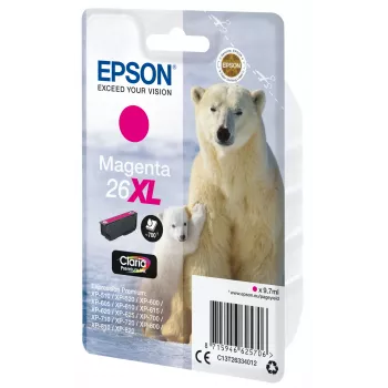 Epson Eisbär pack individual magenta 26XL tinta Claria Premium