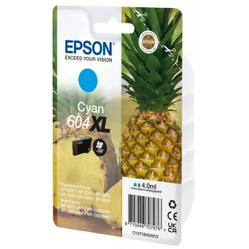 Epson 604XL cartucho de tinta 1 ud. original alto rendimiento (XL) cian