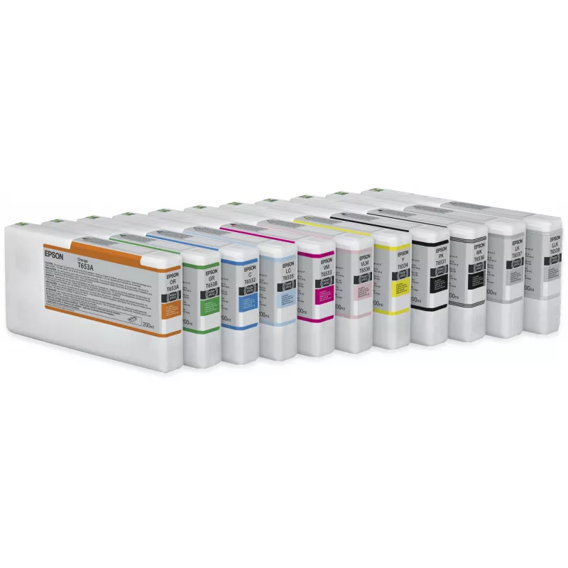 Epson T6534 cartucho de tinta amarillo (200 ml), amarillo, tinta pigmentada, 200 ml, 1 ud.