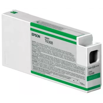 Epson pack individual verde T636B00 UltraChrome HDR 700 ml, verde, tinta pigmentada, 700 ml, 1 ud.