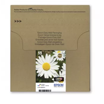 Cartucho Epson T1806 Easy Mail Packaging negro amarillo cian magenta