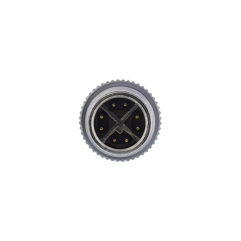 InLine Cable de red industrial, M12 de 8 pines codificación X macho/macho, Cat.6A PUR, 7,5 m