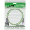 Cable de red industrial InLine, M12 8 pines codificado X conector macho/conector macho, Cat.6A PUR 20 m