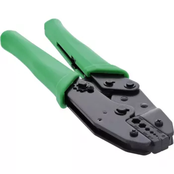 Alicates de crimpar InLine Coax HT-336G para RG 58,59,62,174 WBC 110 195/200 240