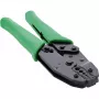 Alicates de crimpar InLine Coax HT-336G para RG 58,59,62,174 WBC 110 195/200 240