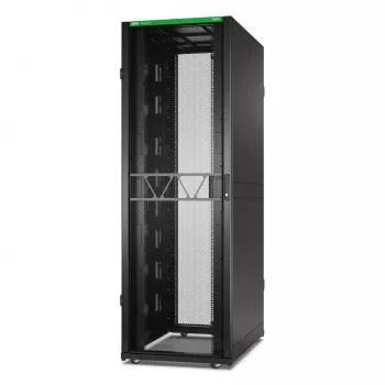 APC NetShelter SX Server Rack Gen 2, 48U, 2258H x 750B x 1200T mm, con paredes laterales, negro