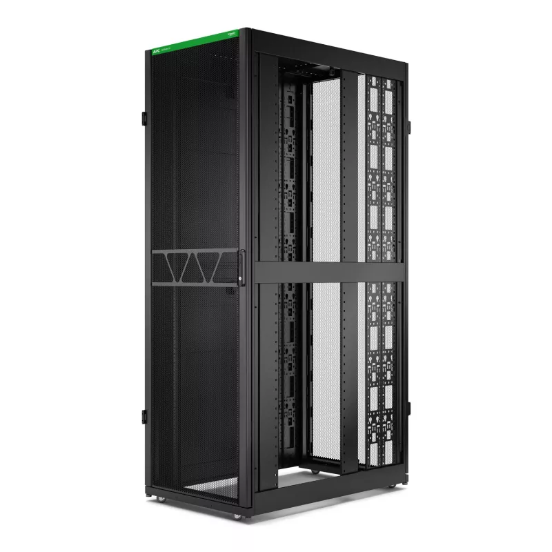 APC NetShelter SX Server Rack Gen 2, 48U, 2258H x 750B x 1200T mm, con paredes laterales, negro