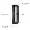 APC NetShelter SX Gen 2 AR3107B2 armario de red, altura 2258 mm