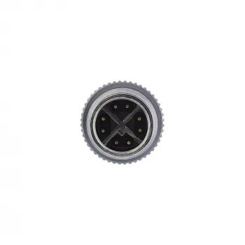 Cable de red industrial InLine, M12 8 pines codificado X conector macho/conector macho, Cat.6A PUR 15 m