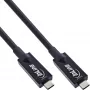 Cable AOC USB 3.2 Gen.2 InLine, conector macho/conector macho USB-C, negro, 15 m