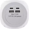 InLine Charging Cube InLine 16499A 3x schuko 2x USB-C 2x USB-A blanco 2 m