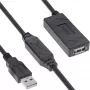 InLine USB 2.0 Alargador activo USB-A conector macho/hembra 15 m 0,48 Gbit/s