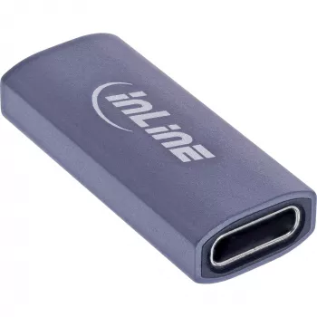 Adaptador USB-C InLine 35900E gris conexión 1 USB-C conexión 2 USB-C