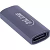 Adaptador USB-C InLine 35900E gris conexión 1 USB-C conexión 2 USB-C