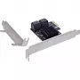 InLine controlador SATA 6 Gb/s con 4 puertos SATA PCI-Express 2.0