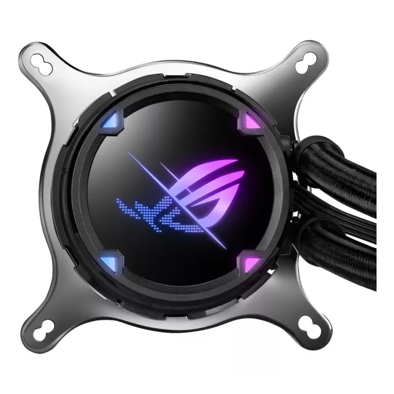 Refrigeración líquida todo en uno para CPU ASUS ROG Strix LC II 240 — ventilador de 120 mm, flujo de aire 137,5 m³/h, negro