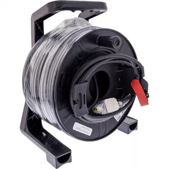 Tambor de cable de red InLine Harting Cat.6A RJ-45 50 m negro