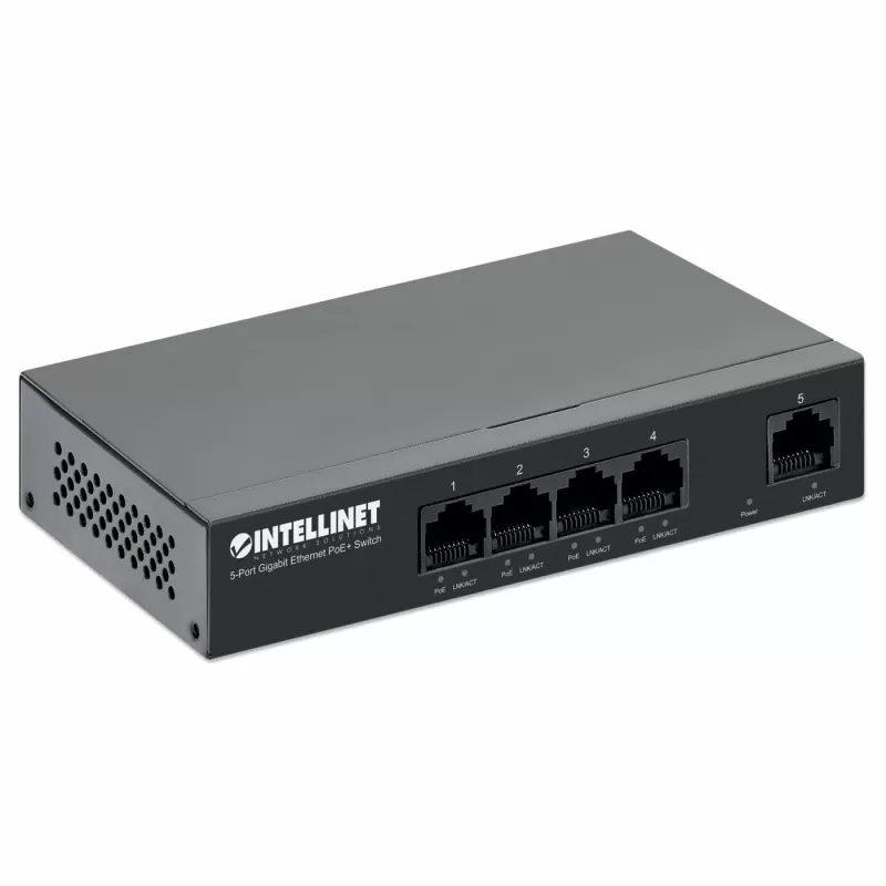 Intellinet 561792 switch de red Gigabit Ethernet (10/100/1000) Power over Ethernet (PoE) negro