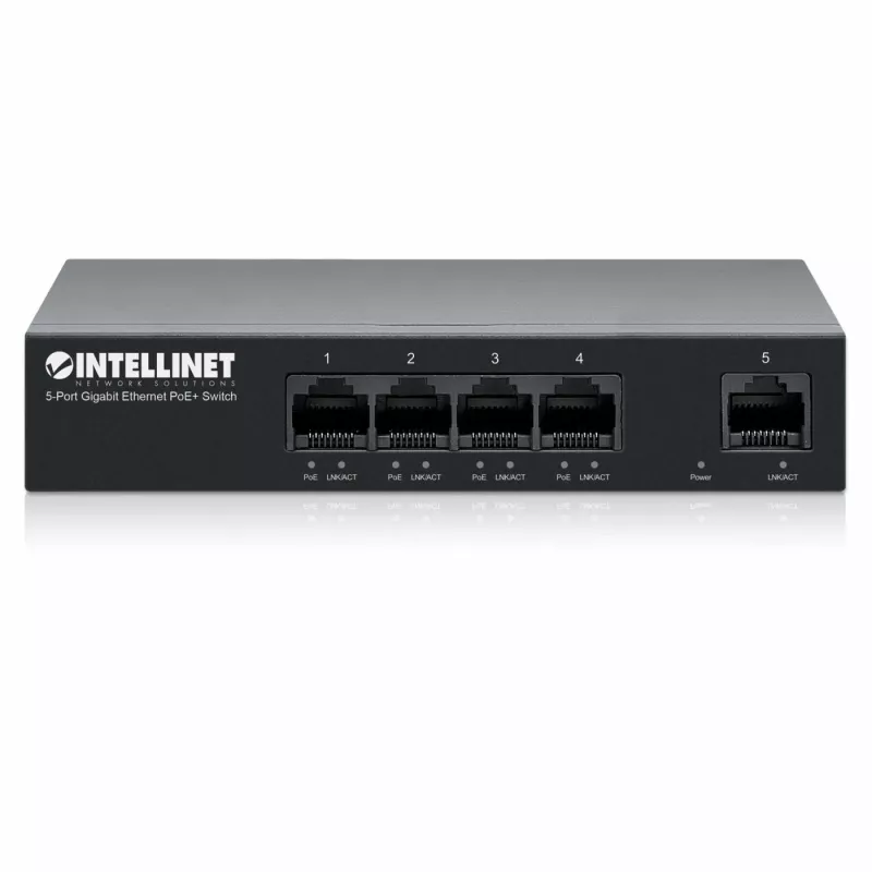 Intellinet 561792 switch de red Gigabit Ethernet (10/100/1000) Power over Ethernet (PoE) negro
