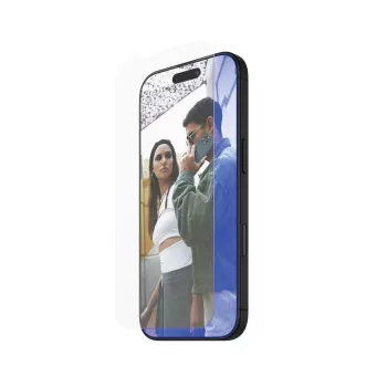 PanzerGlass SAFE. by ® protector de pantalla anti luz azul iPhone 16 | 15 | Ultra-Wide Fit