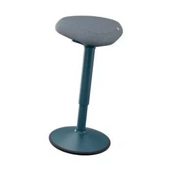 Silla de oficina Leitz 65450089 asiento acolchado gris estructura de plástico